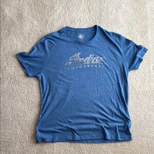 Blue Men's Short Sleeve Tee